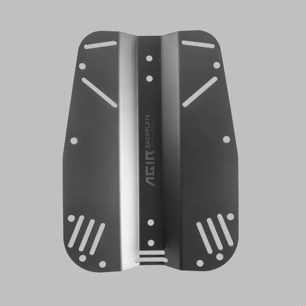 Agir backplate. Staal/alu, met of zonder harness