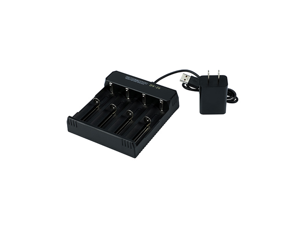 Big Blue BATCHRUSBQUAD voor 18650 / 26650 batterijen