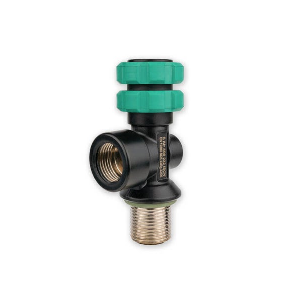 Nautec S-valve / Air 232 bar / G5/8” / M25 / Darkline