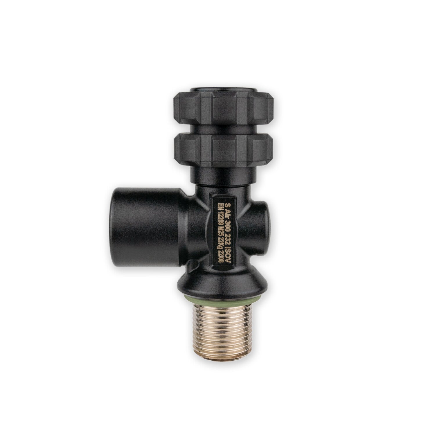 Nautec S-valve / Air 232 bar / G5/8” / M25 / Darkline
