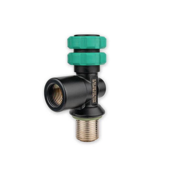 Nautec S-valve / Nitrox 300 bar / G5/8” / M25 / Darkline