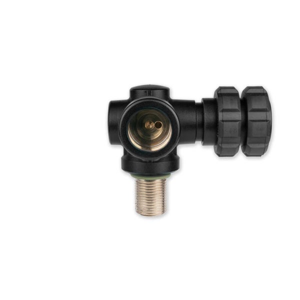 Nautec 90°-valve / Air 232 bar / G5/8” / M18 / Darkline / Links