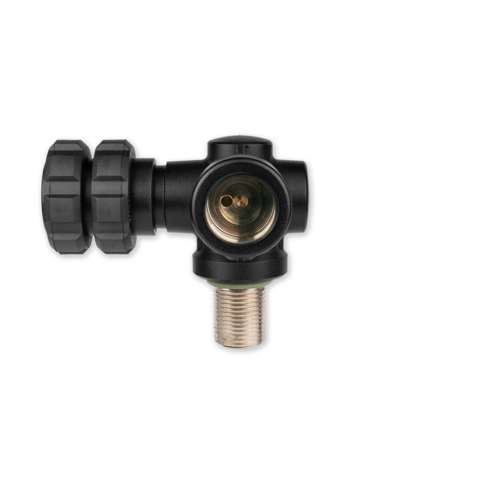 Nautec 90°-valve / Air 232 bar / G5/8” / M18 / Darkline / Rechts