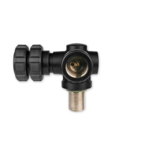 Nautec 90°-valve / Air 232 bar / G5/8” / M18 / Darkline / Rechts