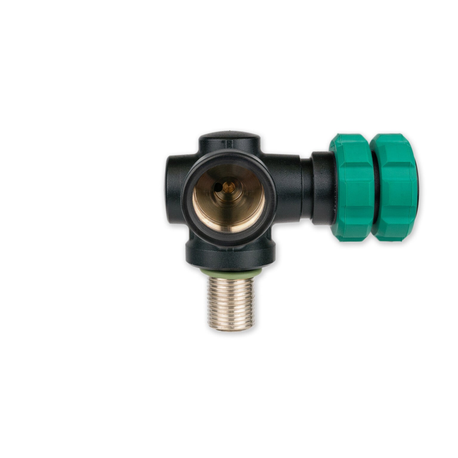Nautec 90°-valve / Nitrox 232 bar / M26x2 / M18 / Darkline / Links