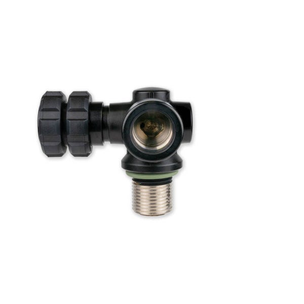 Nautec 90°-valve / Air 300 bar / G5/8” / M25 / Darkline / Rechts