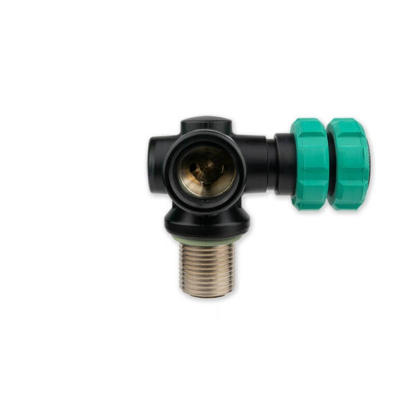 Nautec 90°-valve / Nitrox 300 bar / M26x2 / M25 / Darkline / Links