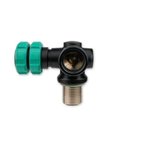 Nautec 90°-valve / Nitrox 300 bar / M26x2 / M25 / Darkline / Rechts