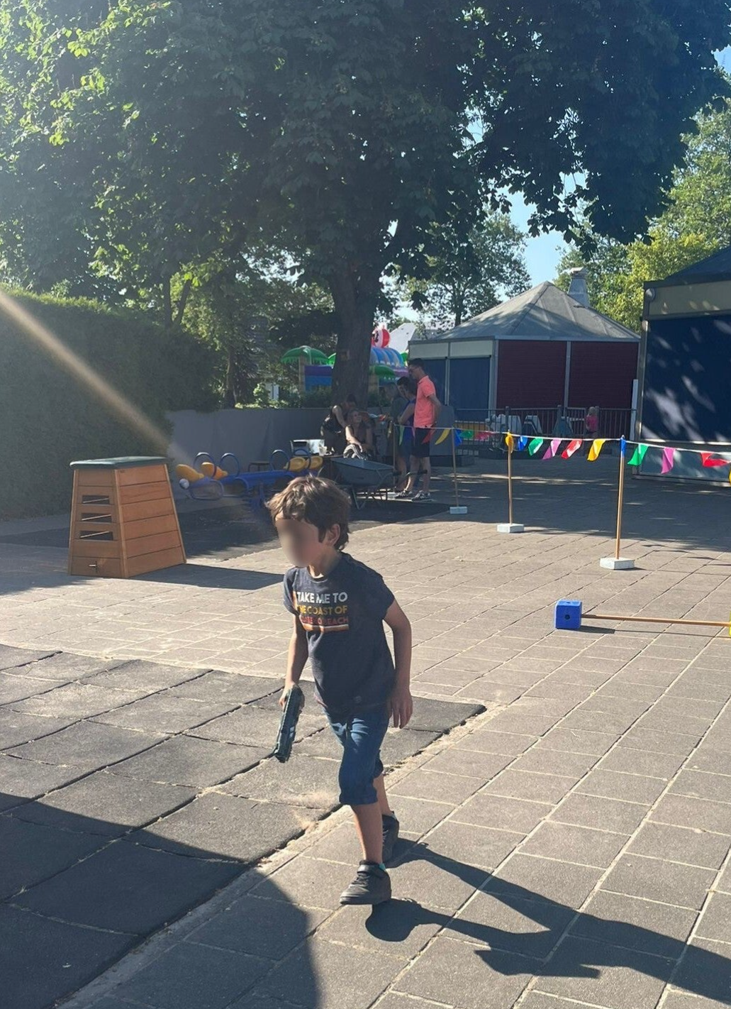 Lasergamen tijdens een schoolfeest