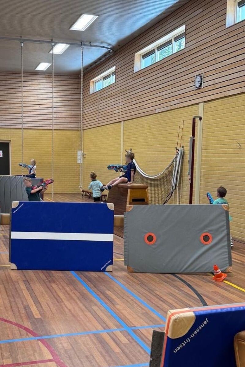 Actief kinderfeestje met lasergamen in Ede