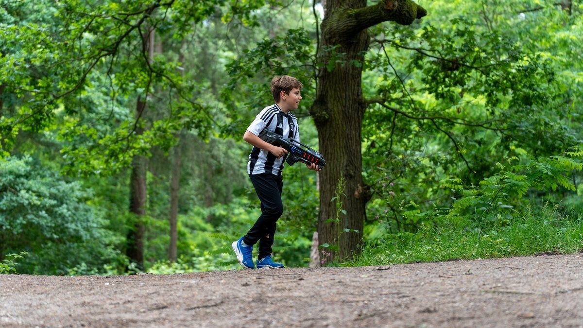 Lasergame huren voor een kinderfeestje