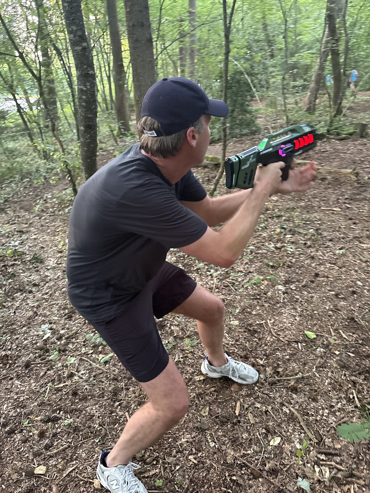 Lasergamen tijdens een verblijf op een vakantiepark op de Veluwe