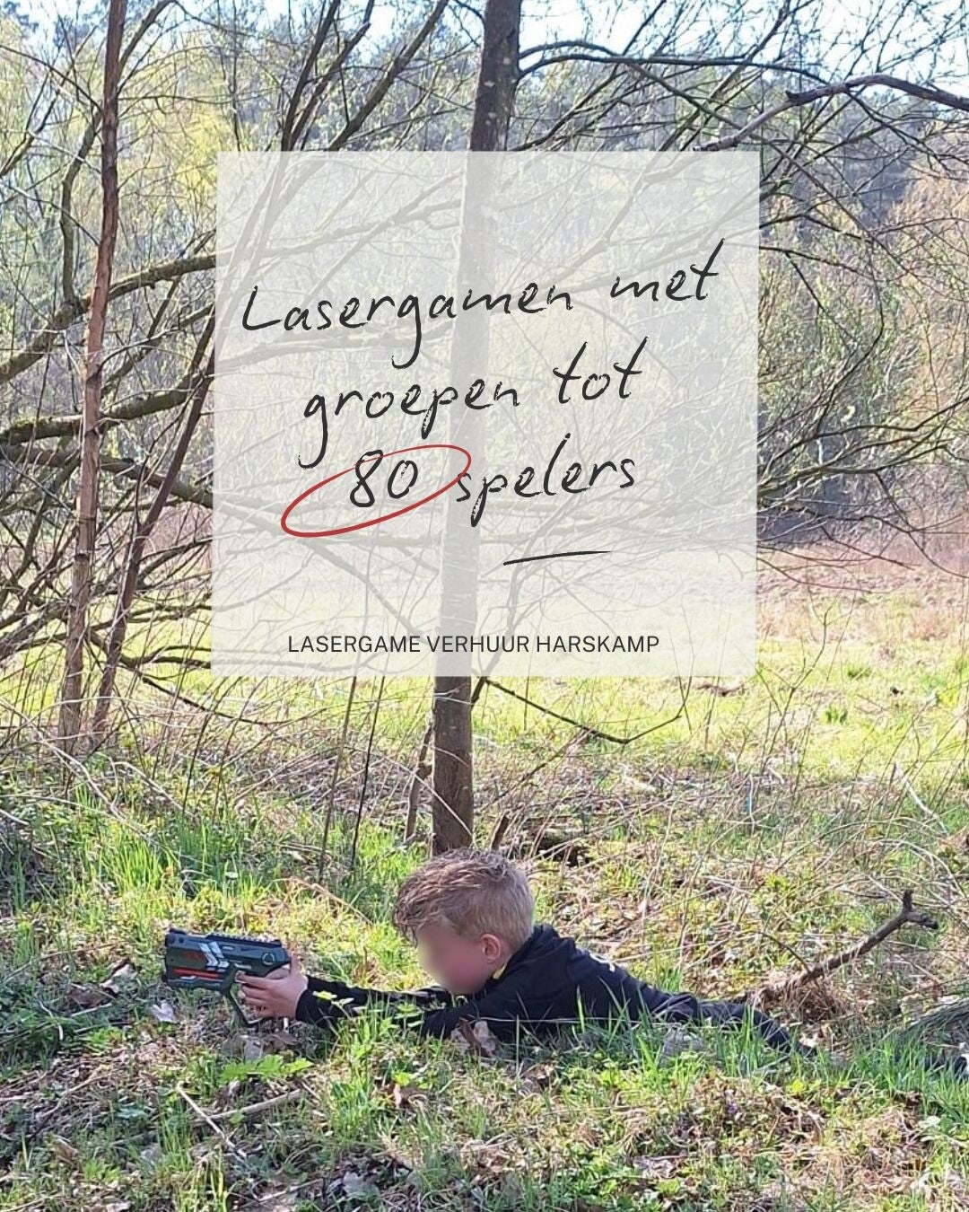 Lasergame huren in Harskamp, Otterlo, Wekerom, Lunteren, Kootwijkerbroek, Barneveld, Ede, Garderen, Stroe, Hoenderloo, De Valk, Voorthuizen, Kootwijk, Bennekom en Apeldoorn, groepen tot 80 laserguns