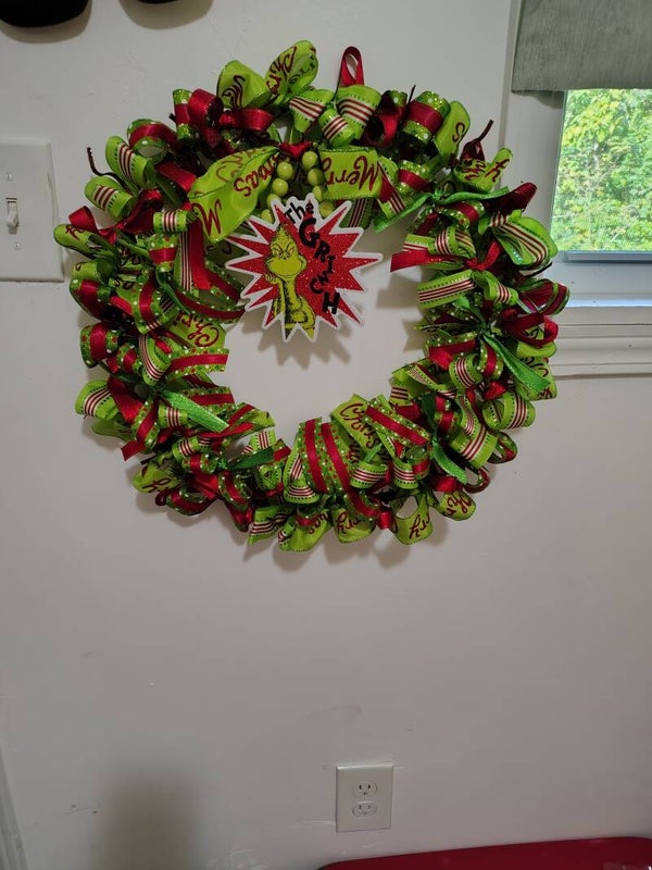 Grinch wreath