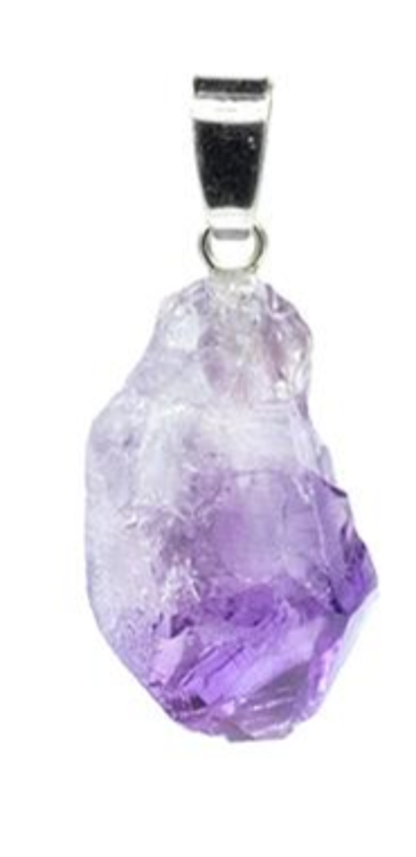 Hanger edelsteen Ruwe Amethist