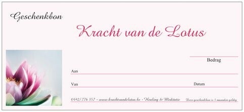 Geschenkbon Chakra Healing