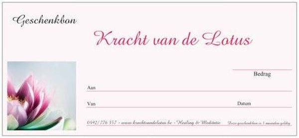 Geschenkbon Klankschalen Meditatie