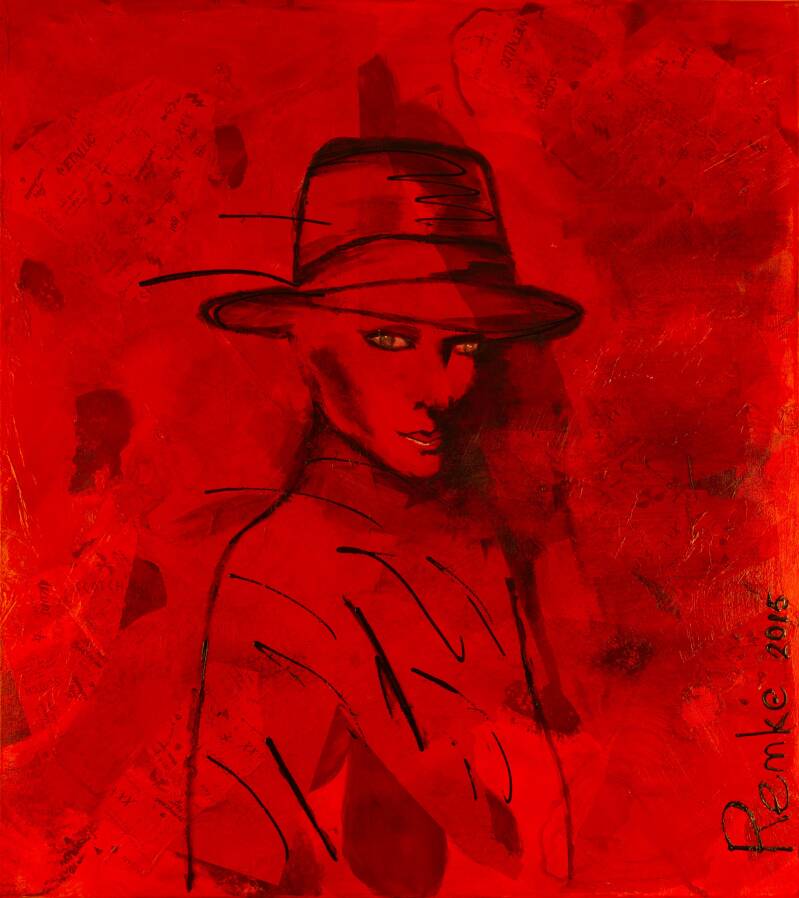 Lady in red (verkocht)