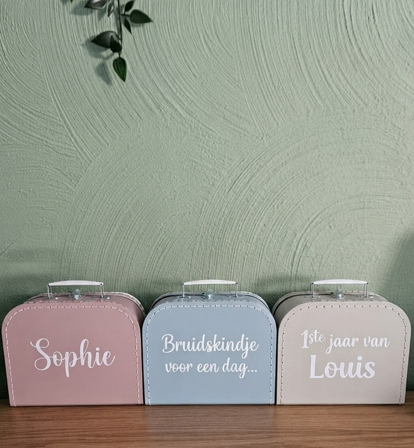 Gepersonaliseerd Koffertje – Naam & Speciale Gelegenheid