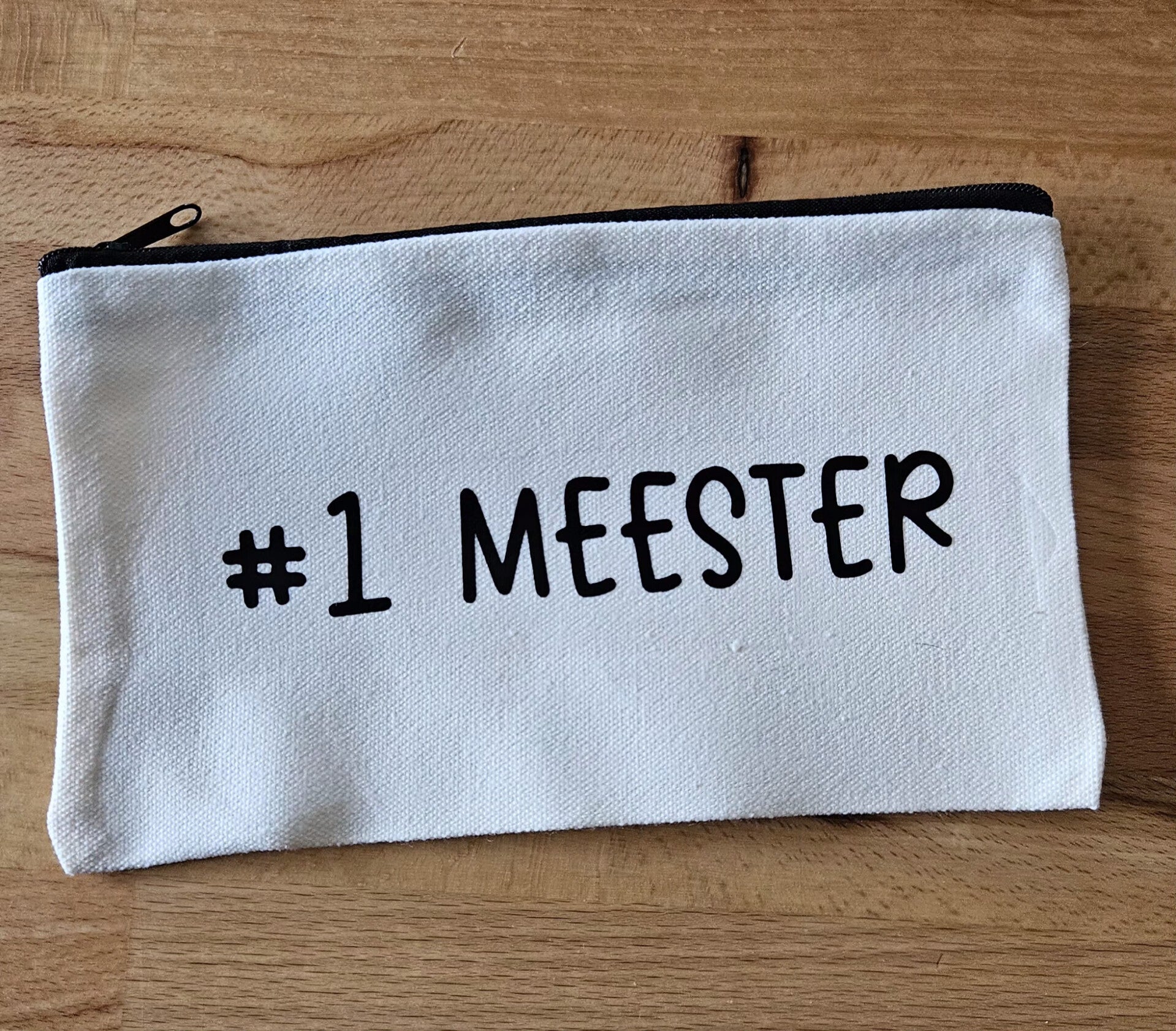 Canvas Etui - #1 Juf / #1 Meester