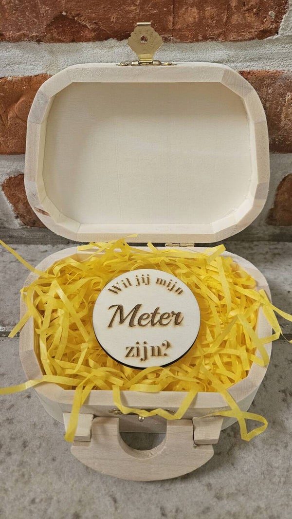 ​Houten Verrassingskoffertje – Ik heb een vraag...
