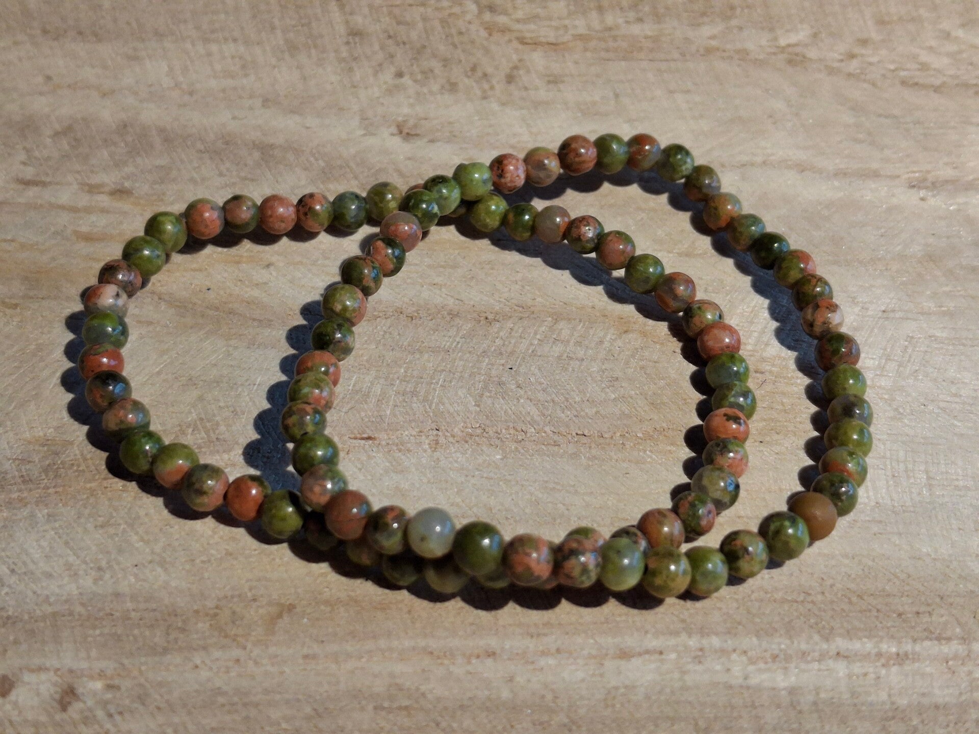 Armband 4mm Unakiet Jaspis