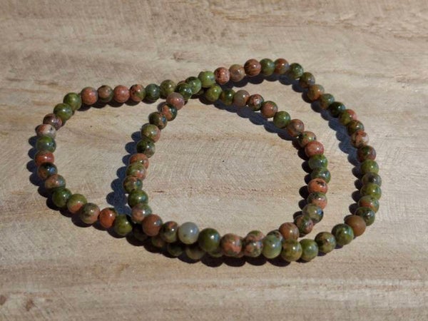 Armband 4mm Unakiet Jaspis