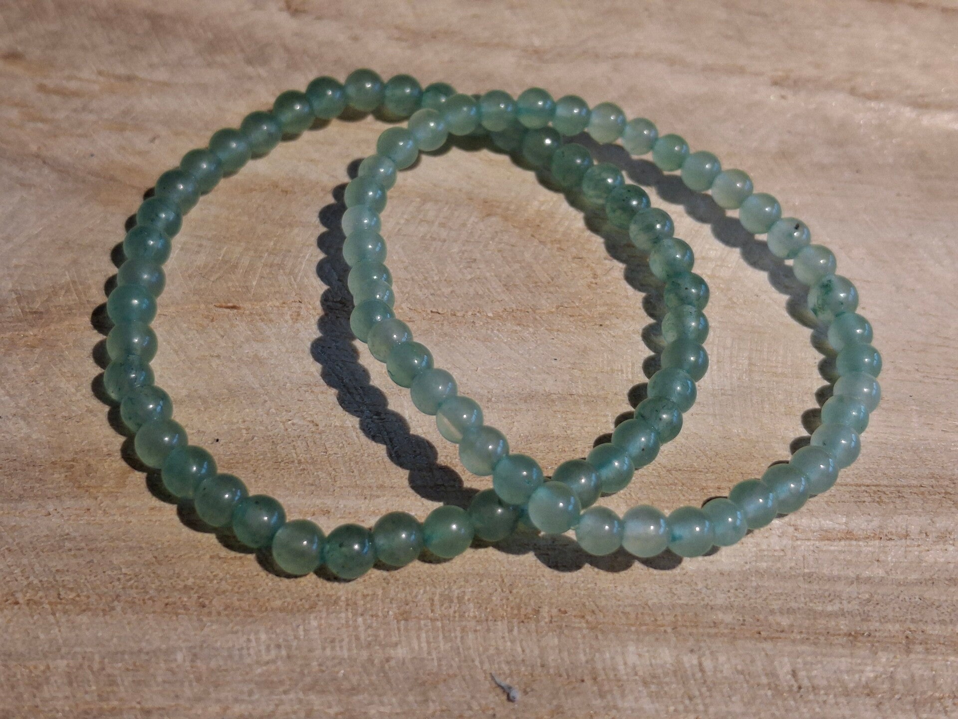 Armband 4mm Groene Aventurijn