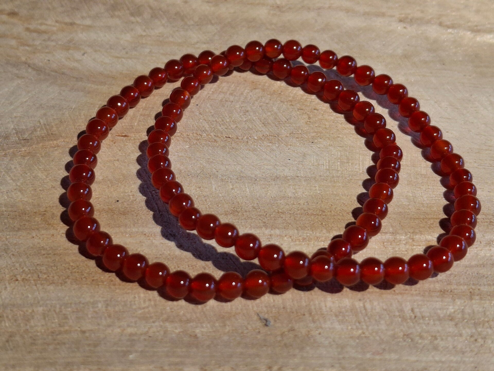 Armband 4mm Carneool