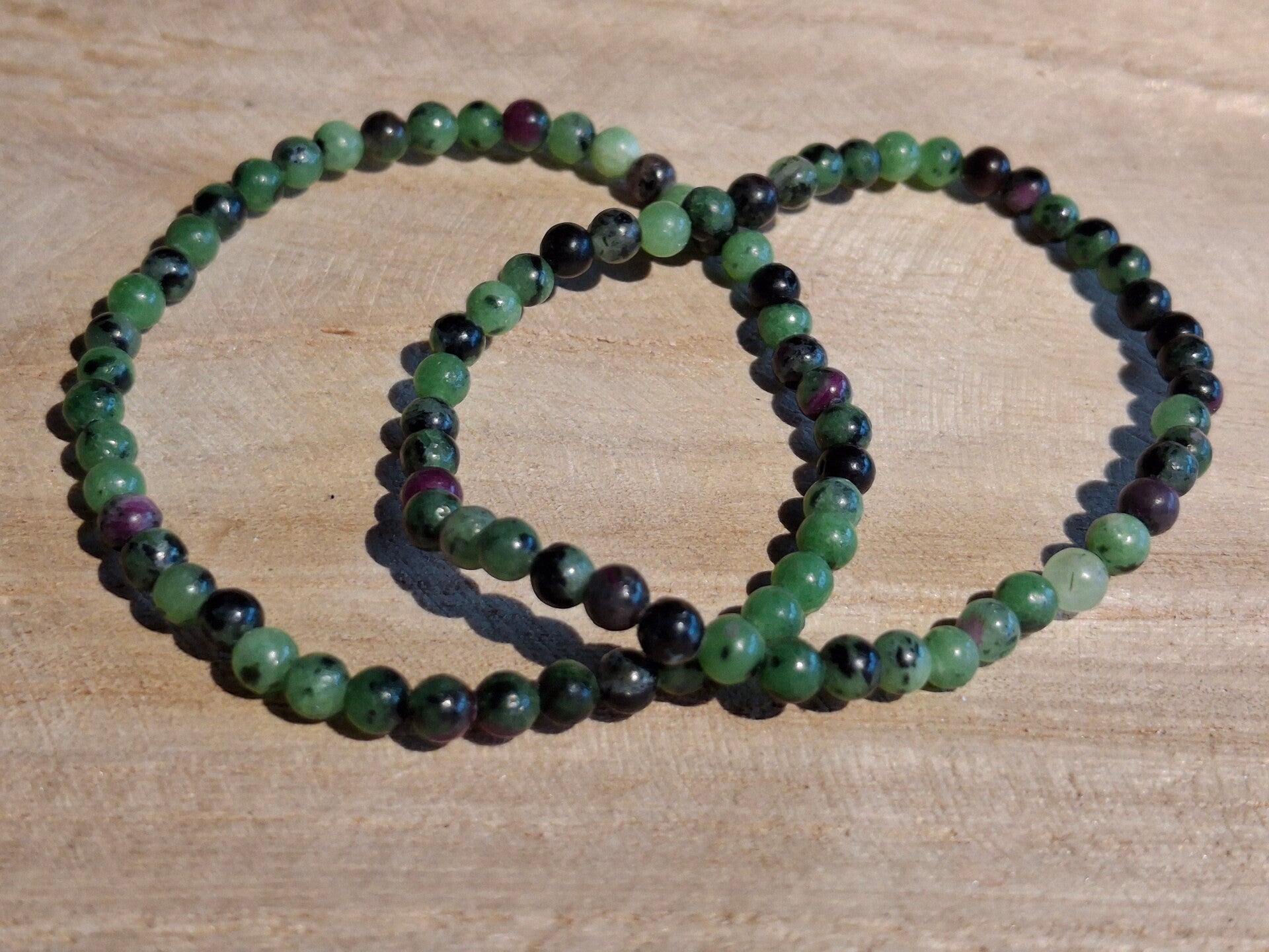 Armband 4mm Ruby Zoisiet