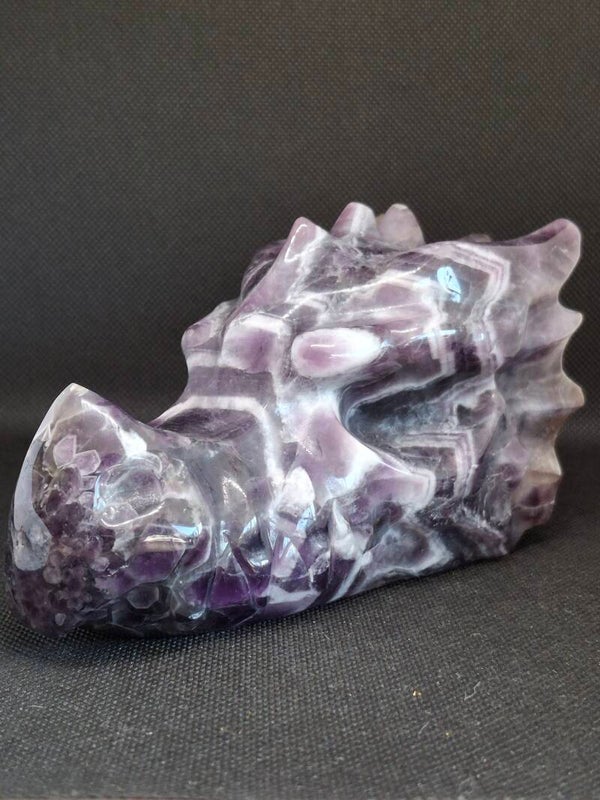 Grote Amethist draken kop