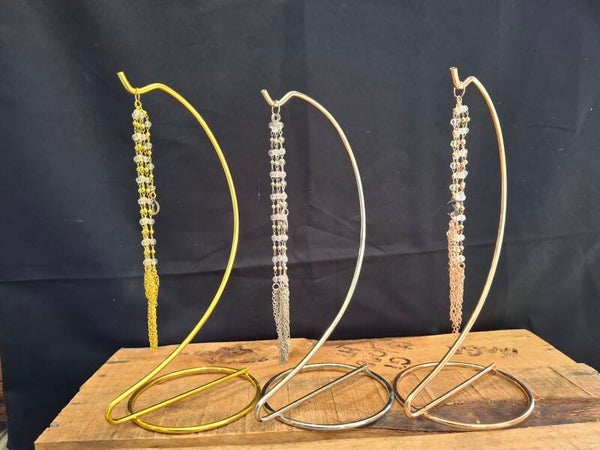 Bol standaard halve maan met netje van metaal