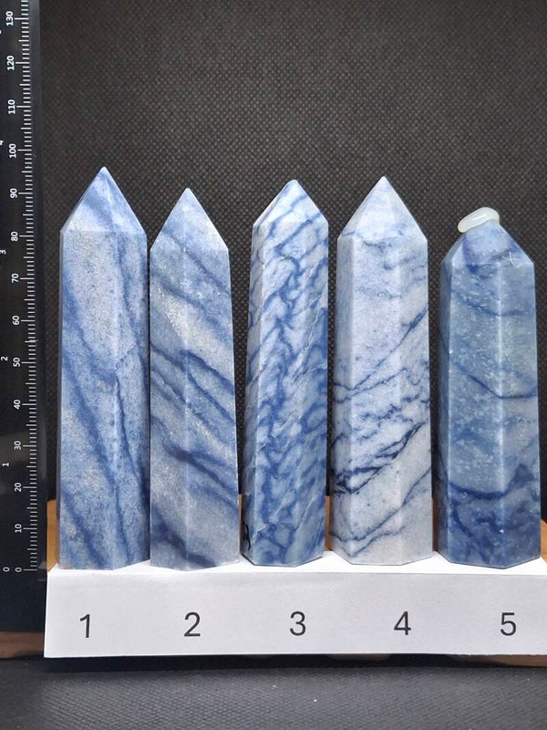 Blauwe Aventurijn  Torens