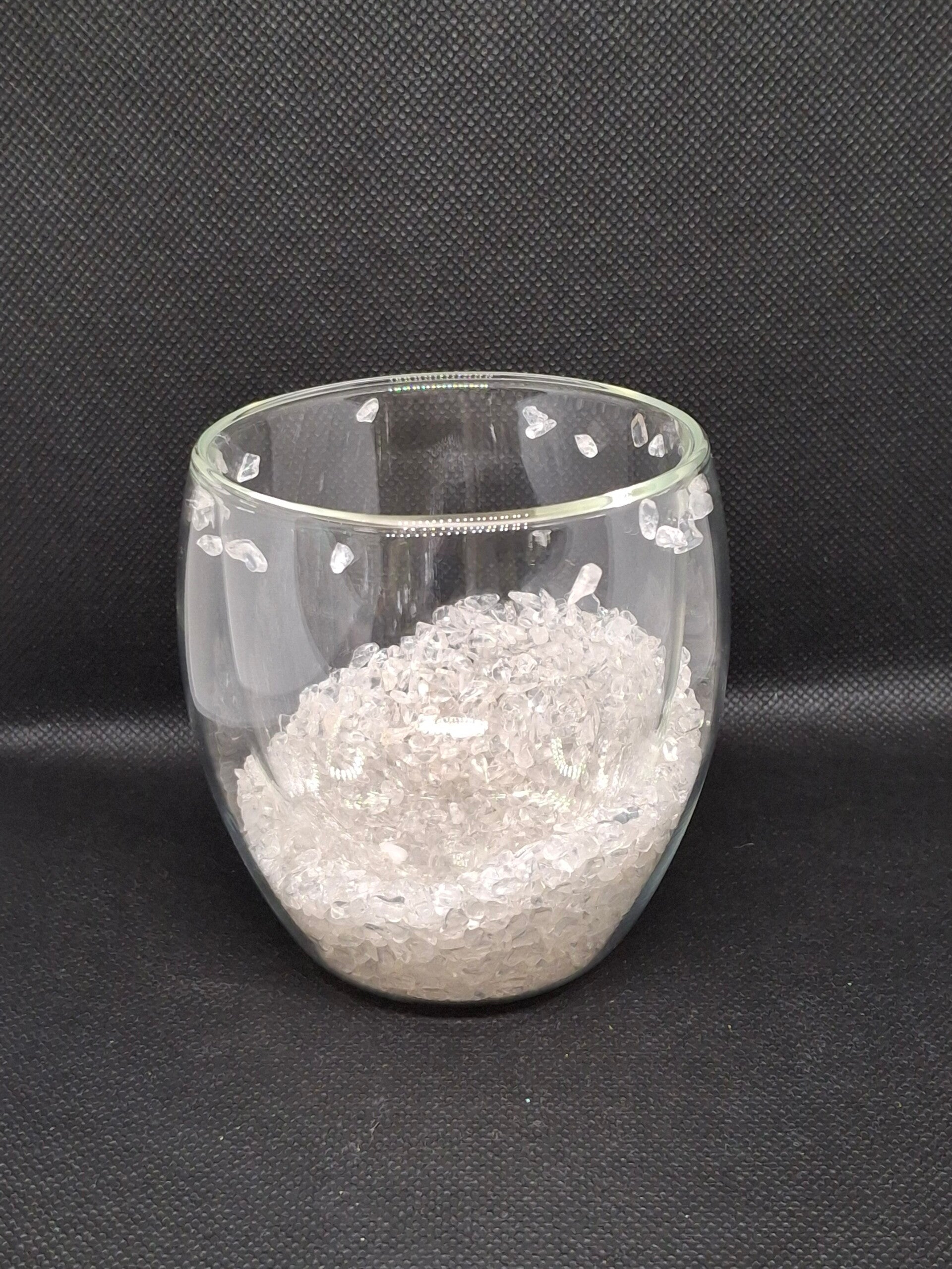 Thee glas berg kristal