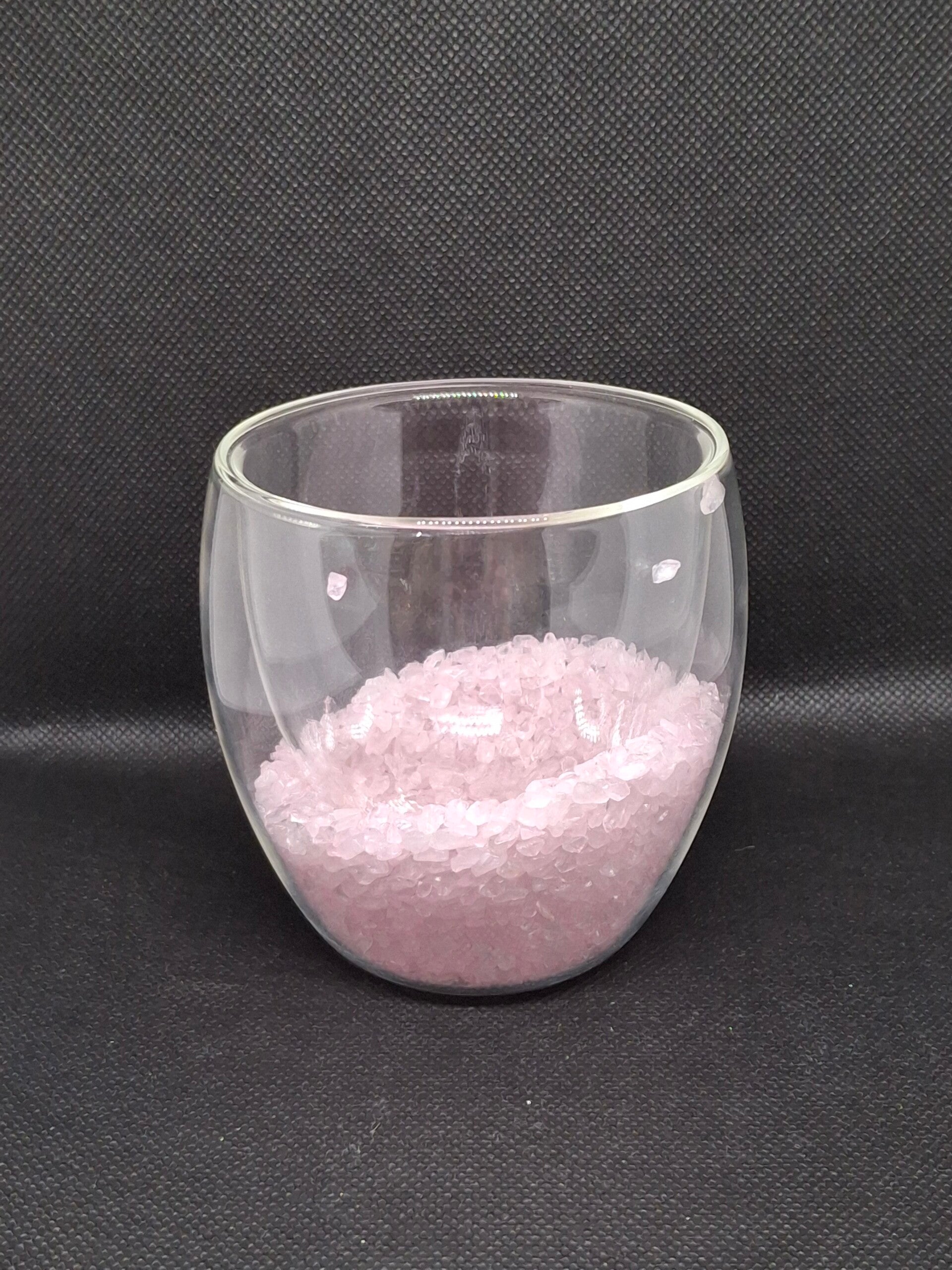 Thee glas rozekwarts