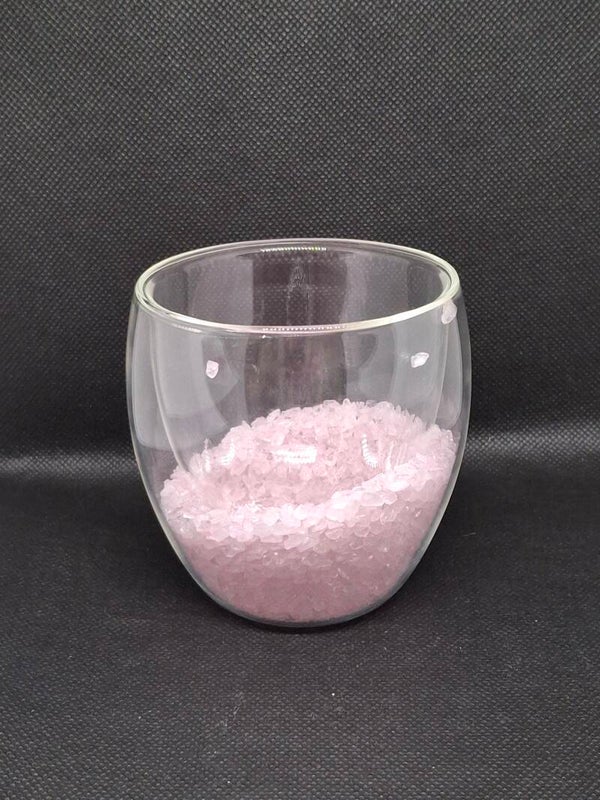 Thee glas rozekwarts