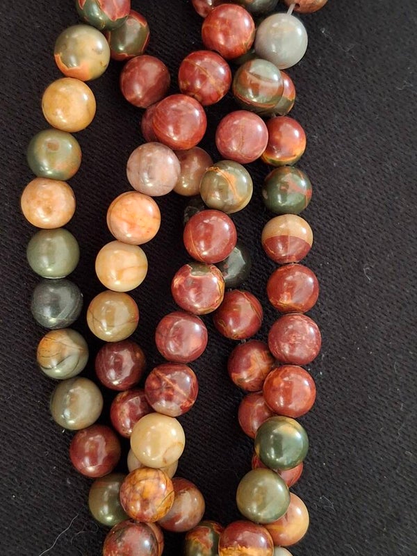 Polychroom jasper 6mm