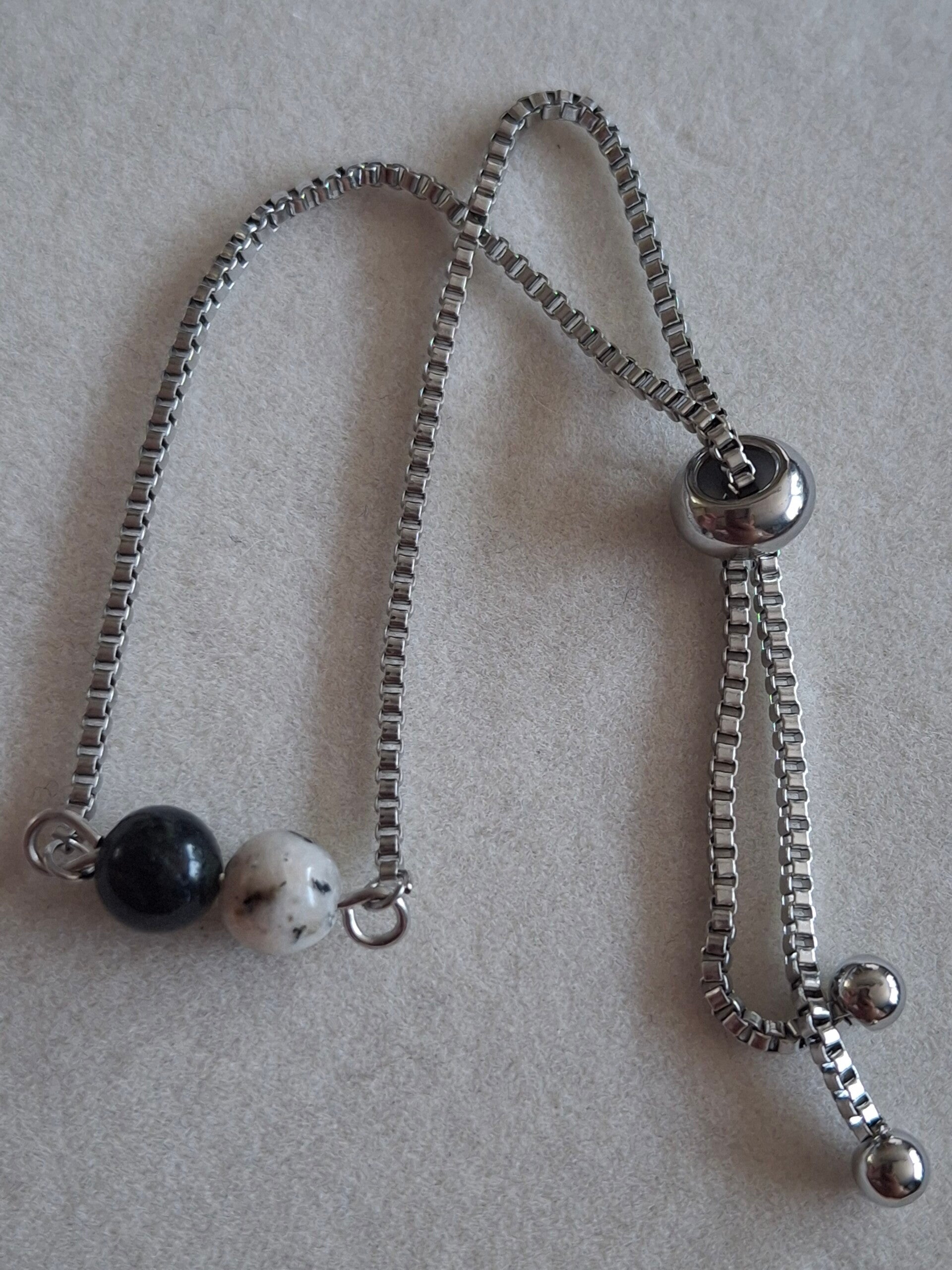 Stainless steel Zilverkleurige armbandje 6mm
