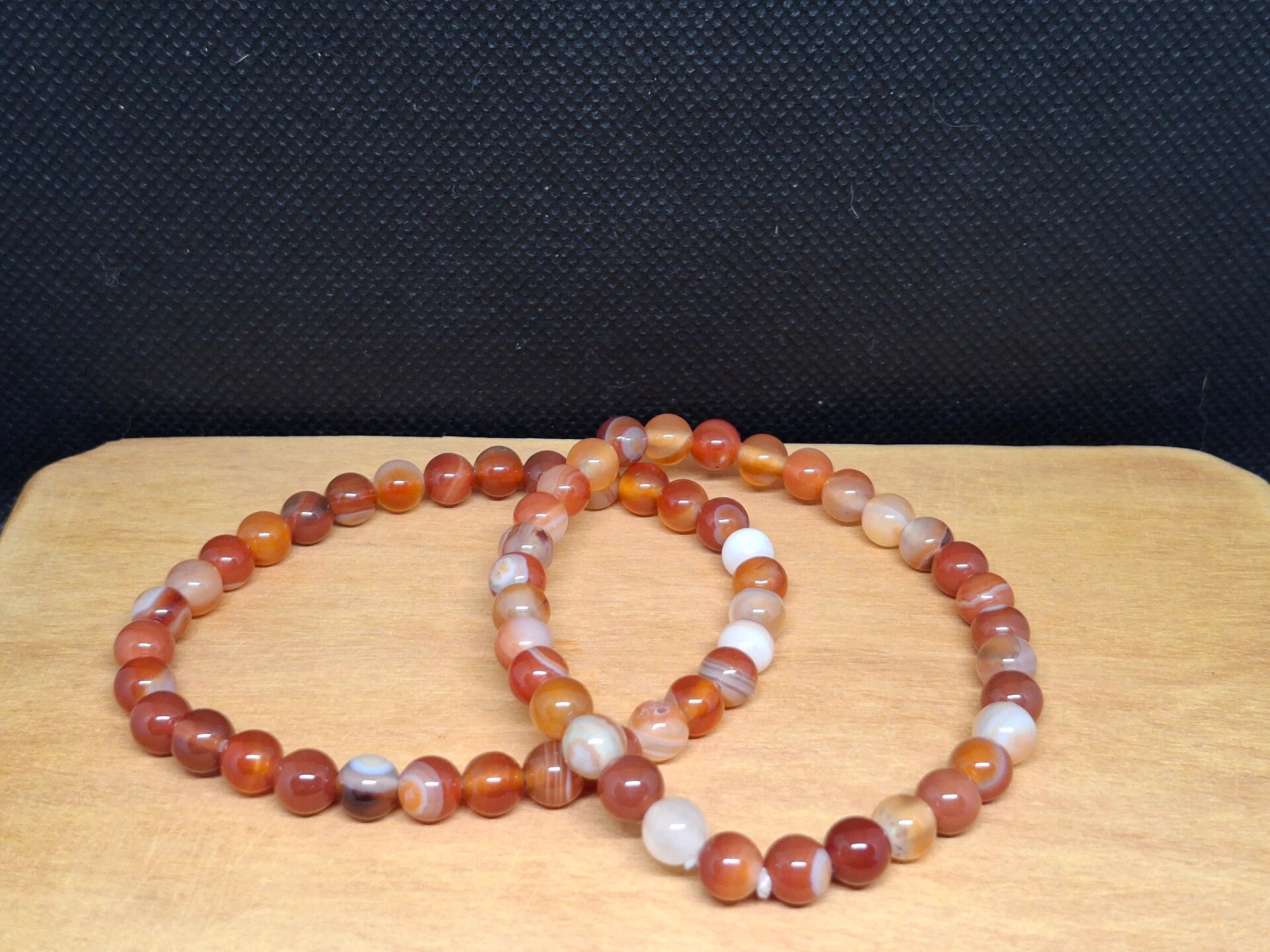 Carneool agaat armband 5mm