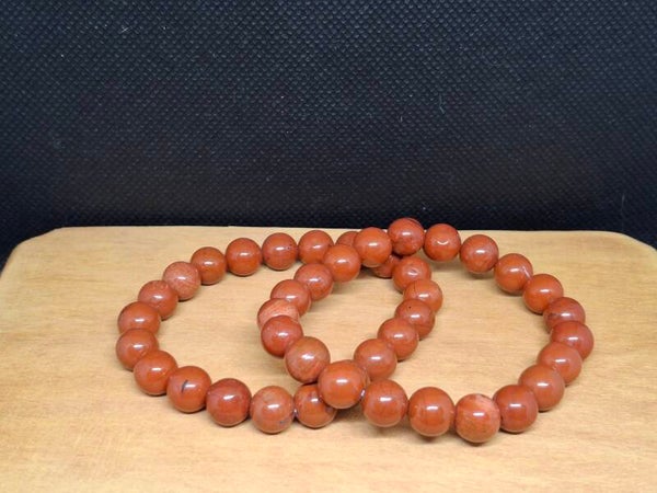 Rode jaspis armband 8mm