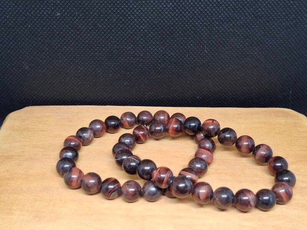 Rode tijger oog armband 8mm
