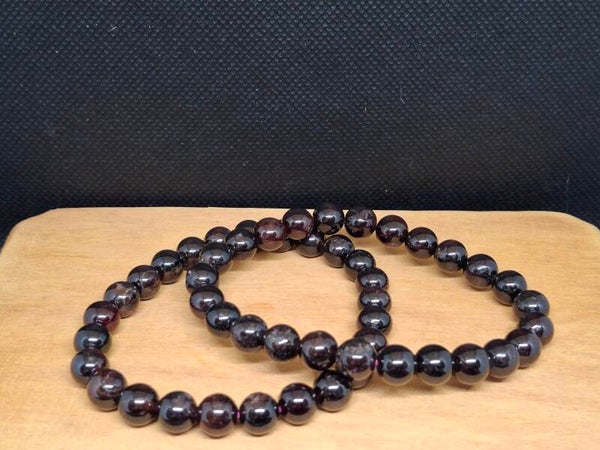 Granaat armband 6mm