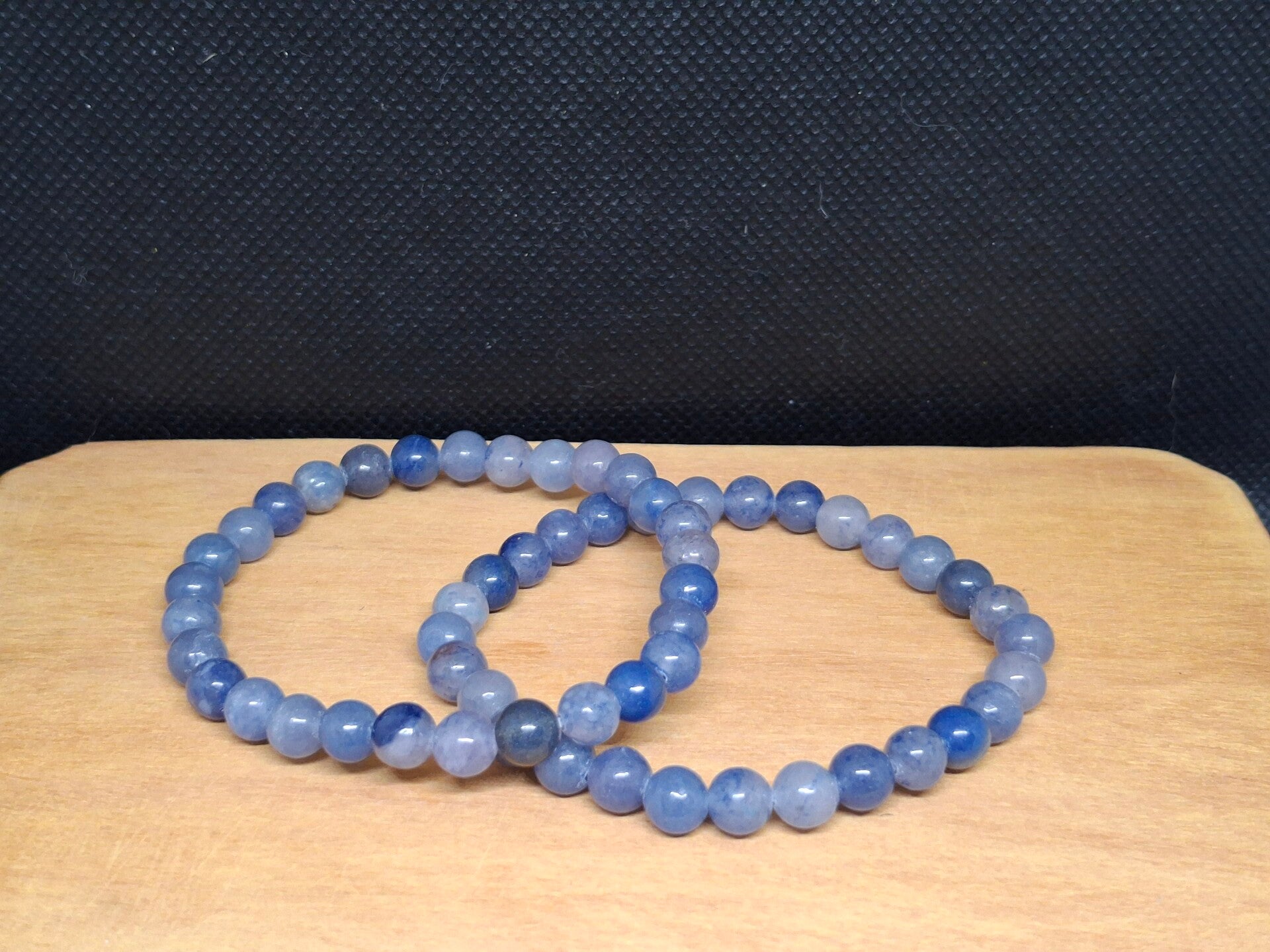 Blauwe Aventurijn armband 6mm