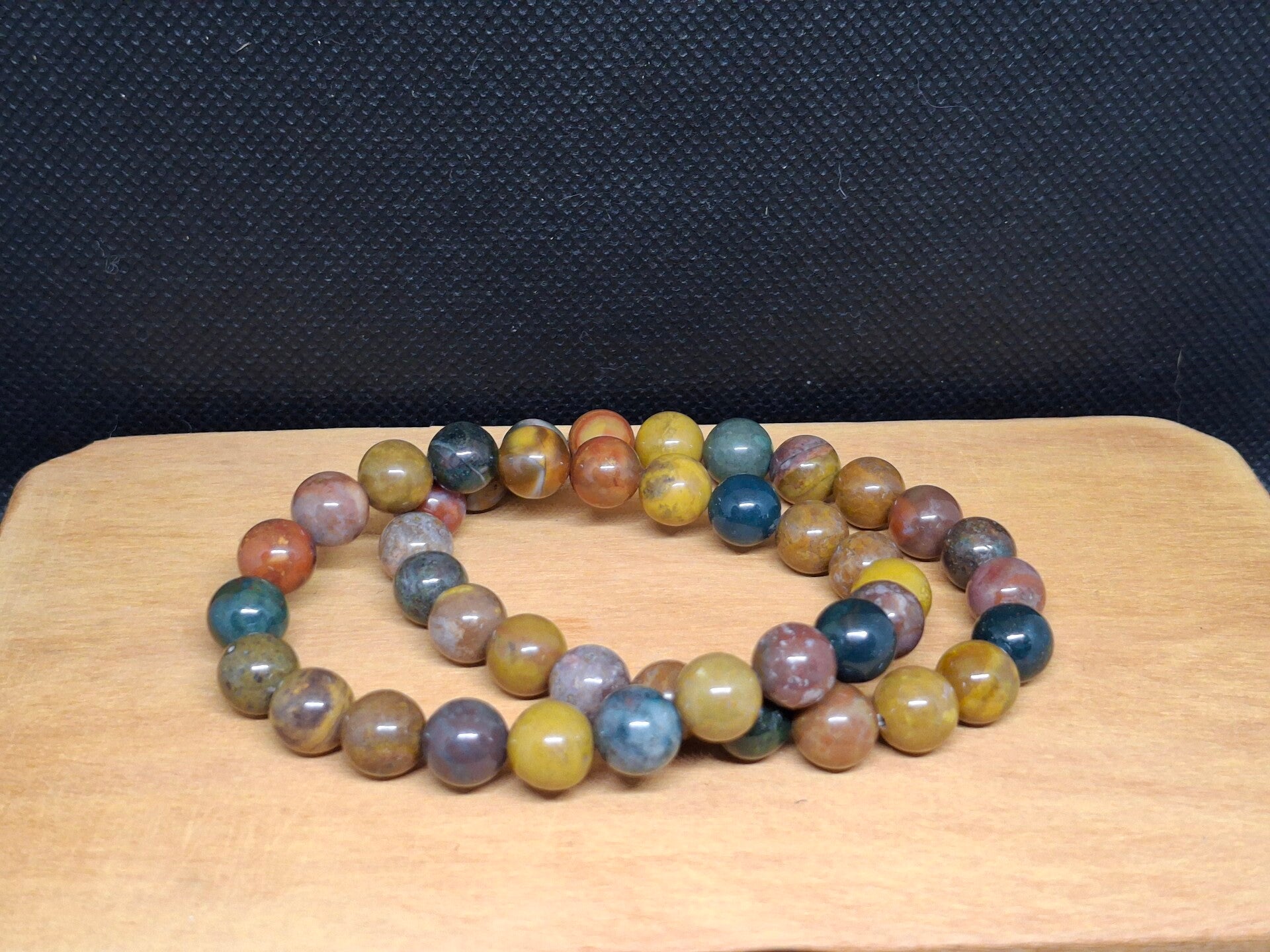 Oceaan jaspis armband 8mm