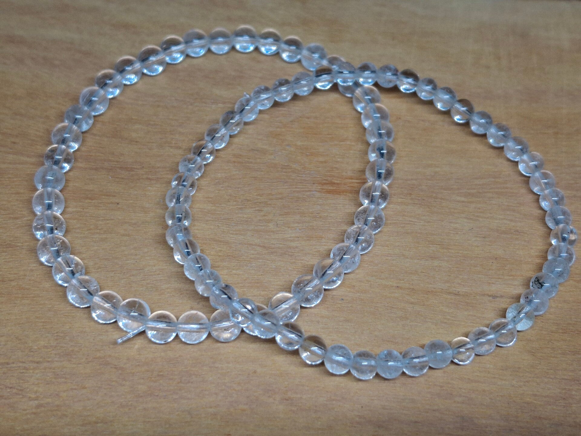 Bergkristal armband 4mm