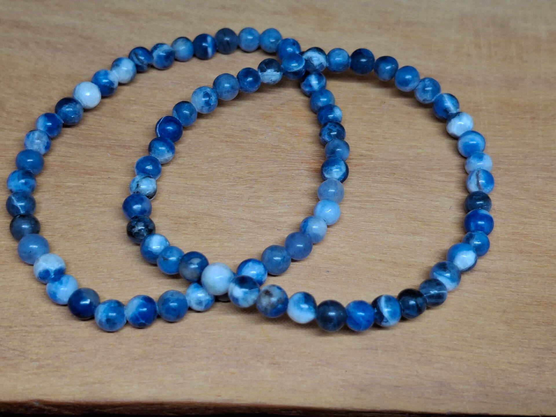 Sodaliet licht armband 4mm