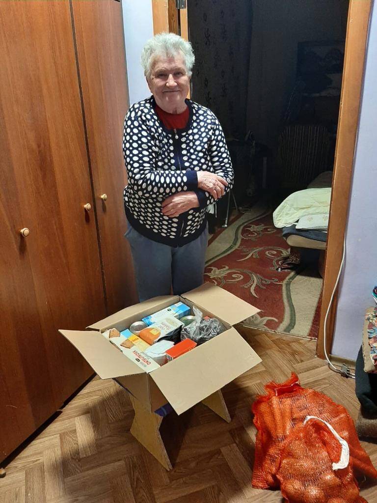 Ontvangen hulpgoederen