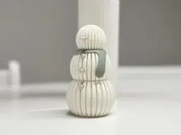 Sneeuwman "zonder hoed"