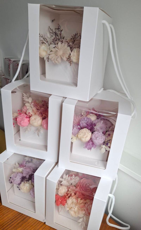 Handmade Scented Soy Wax Candle Bouquet