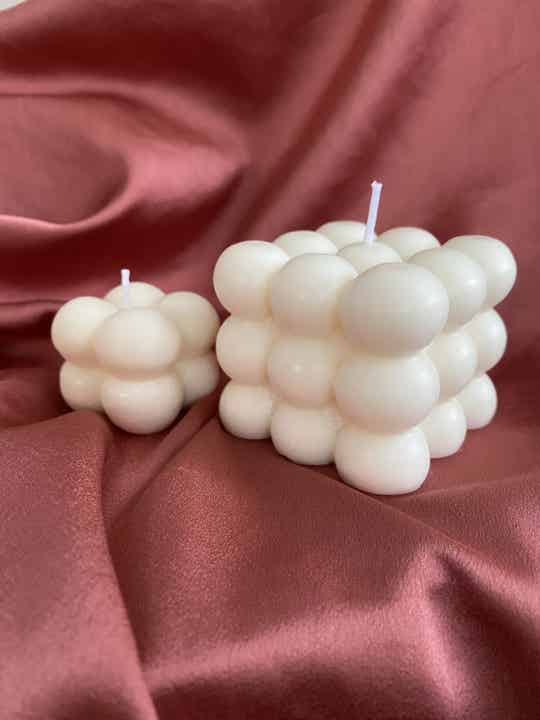 Lovely bubble candles